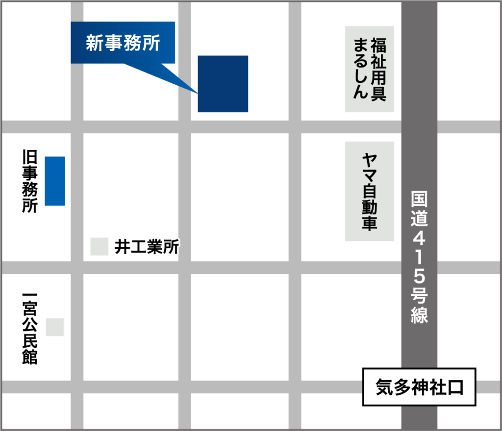 株式会社マルシン 近隣図