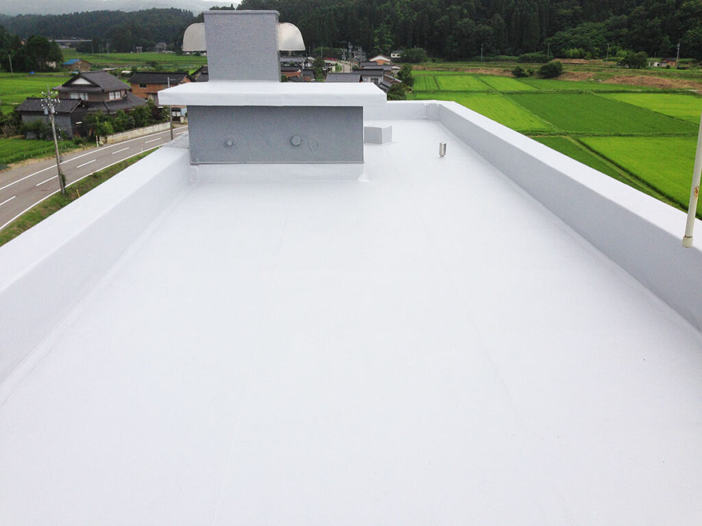 塩ビシート防水施工後