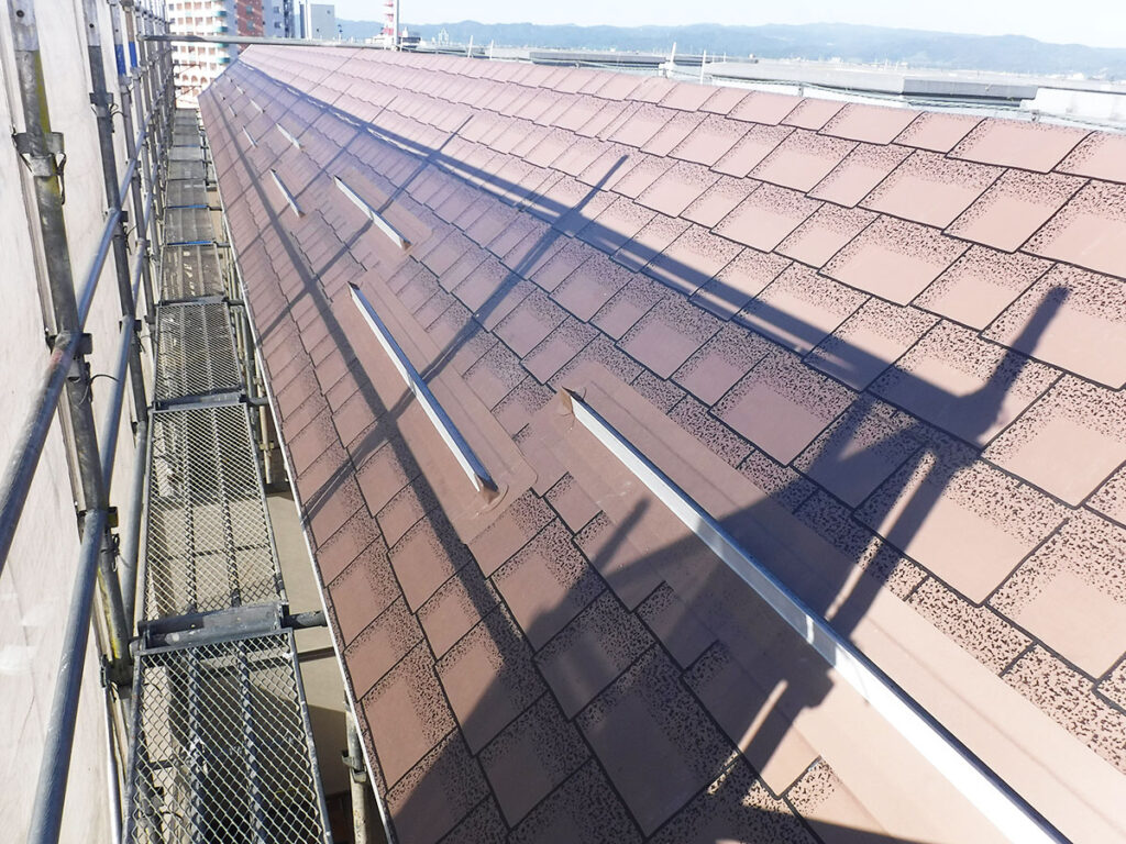 塩ビシート防水施工後