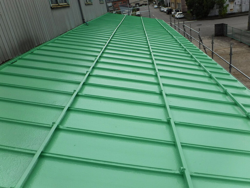 ウレタン塗膜防水施工後